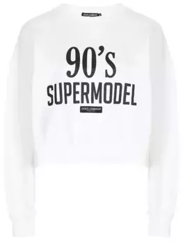 Толстовка хлопковая с принтом