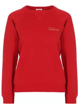 Толстовка хлопковая с принтом CELINE