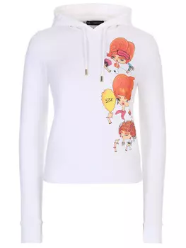 Толстовка хлопковая с принтом DSQUARED2