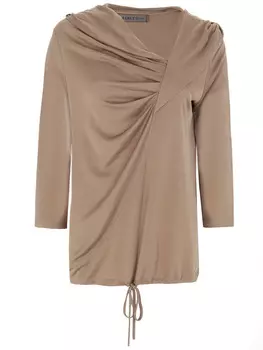 Толстовка с драпировкой шелковая MARLY`S