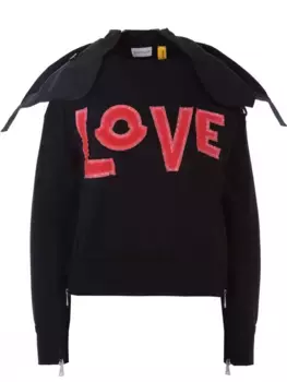 Толстовка с капюшоном и принтом