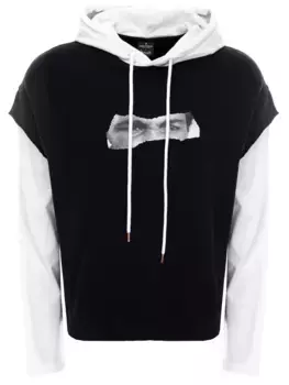 Толстовка с принтом хлопковая