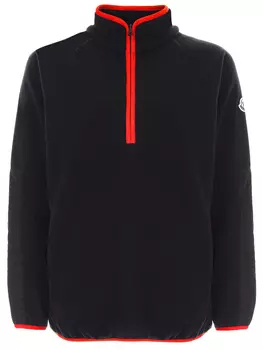 Толстовка с принтом-логотипом