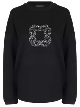 Толстовка со стразами