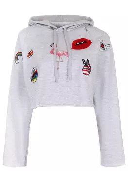 Толстовка укороченная