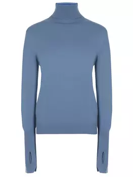 Тонкая водолазка с митенками