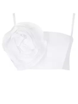 Топ Botanical Rose mini хлопковый WHITE LILY