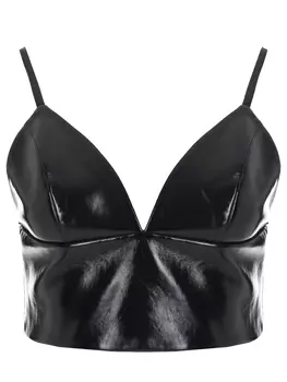 Топ-бюстье из лаке