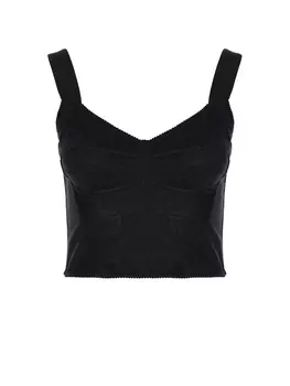 Топ-бюстье однотонный DOLCE & GABBANA