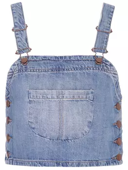 Топ джинсовый