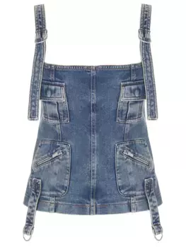 Топ джинсовый