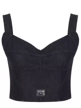 Топ джинсовый