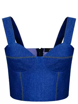 Топ джинсовый WHITE LILY