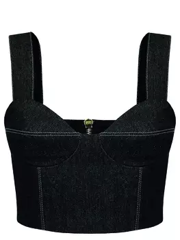 Топ джинсовый WHITE LILY