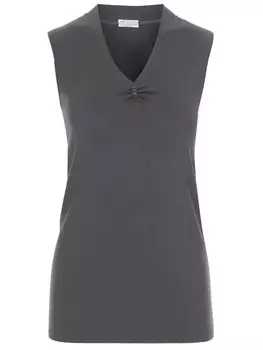 Топ хлопковый BRUNELLO CUCINELLI