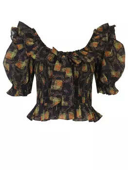 Топ хлопковый MUZUNGU SISTERS