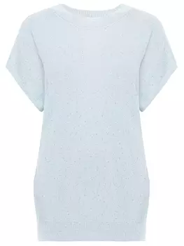 Топ хлопковый с пайетками VINNIS