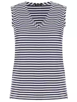 Топ хлопковый в полоску