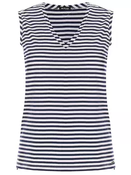 Топ хлопковый в полоску KITON