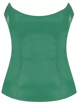 Топ из экокожи