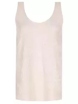 Топ из хлопка и вискозы