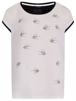 Топ из шелка и вискозы LAUREL