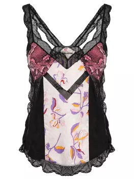 Топ из вискозы и льна ZADIG VOLTAIRE