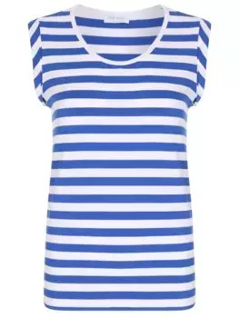 Топ из вискозы в полоску