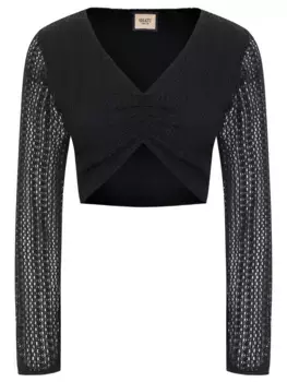 Топ из вязаного хлопка