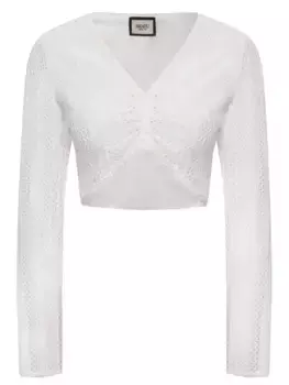 Топ из вязаного хлопка