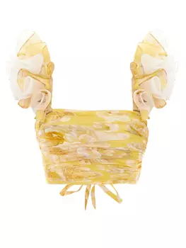 Топ изо льна и шелка Veronique Top YVON