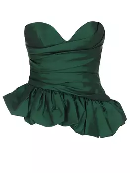 Топ корсетный из тафты