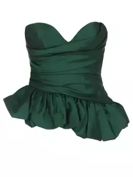 Топ корсетный из тафты