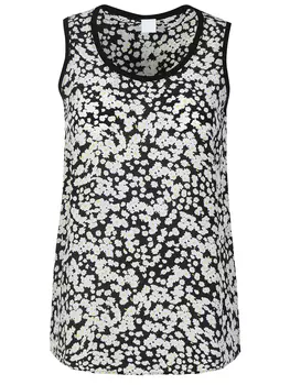 Топ с цветочным принтом BOSS