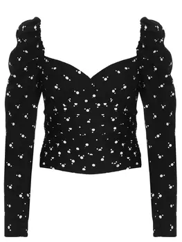 Топ с драпировками SELF-PORTRAIT