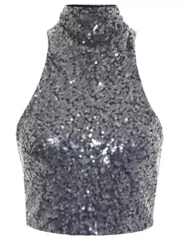 Топ с пайетками