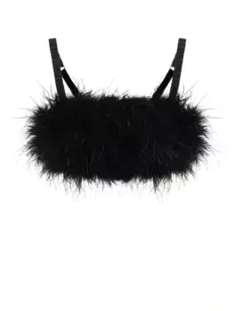 Топ с перьями