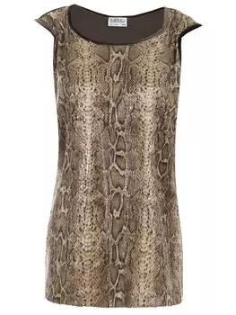 Топ с принтом ELLE CHIC