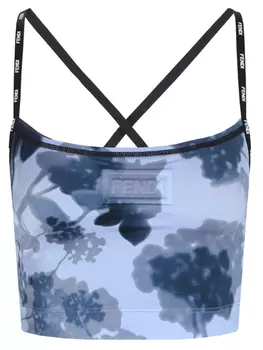 Топ с принтом FENDI