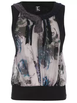 Топ с принтом TRICOT CHIC
