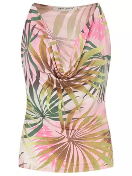 Топ с принтом YES LONDON