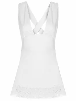 Топ с шитьем