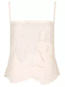 Топ с вышивкой ELIE SAAB