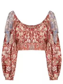 Топ шелковый