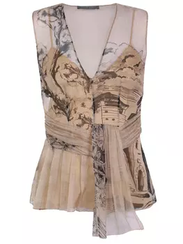 Топ шелковый ALBERTA FERRETTI