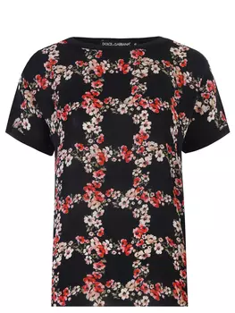 Топ шелковый DOLCE & GABBANA