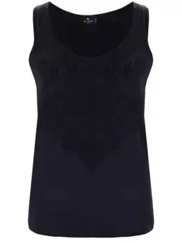 Топ шелковый с узором