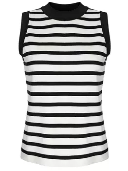 Топ шелковый в полоску FREE AGE