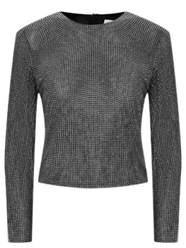 Топ со стразами