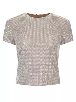 Топ со стразами GIUSEPPE DI MORABITO